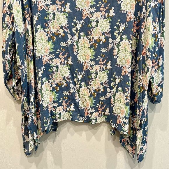 NWT Lucky Brand Floral Kimono - One Size - Picture 10 of 10